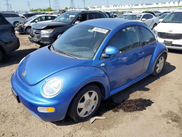 3VWBC21C2YM460982 - 2000 VOLKSWAGEN NEW BEETLE GL 蓝色 照片 1