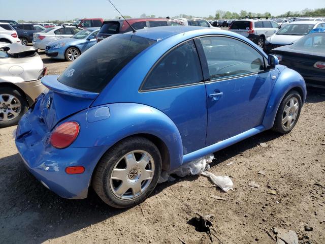 3VWBC21C2YM460982 - 2000 VOLKSWAGEN NEW BEETLE GL 蓝色 照片 3