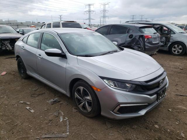 2HGFC2F64LH516873 - 2020 HONDA CIVIC LX SILVER photo 4