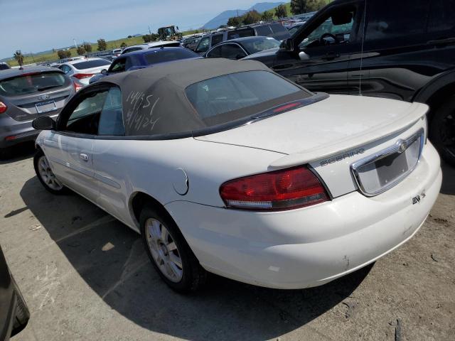 1C3EL75R65N596016 - 2005 CHRYSLER SEBRING GTC WHITE photo 2