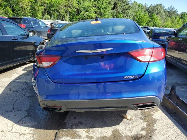 1C3CCCBB9FN756169 - 2015 CHRYSLER 200 S BLUE photo 6