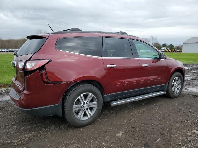 1GNKVHKD5FJ213609 - 2015 CHEVROLET TRAVERSE LT RED photo 3