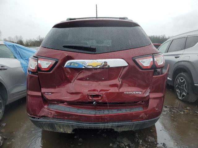 1GNKVHKD5FJ213609 - 2015 CHEVROLET TRAVERSE LT RED photo 6