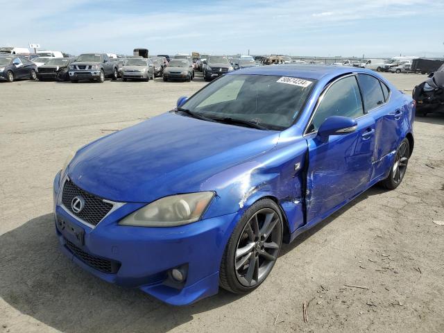 JTHBF5C29B5146645 - 2011 LEXUS IS 250 BLUE photo 1