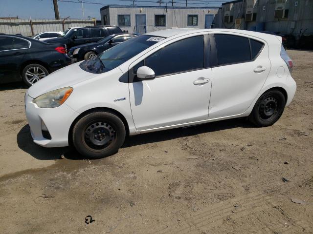 JTDKDTB35D1046929 - 2013 TOYOTA PRIUS C WHITE photo 1