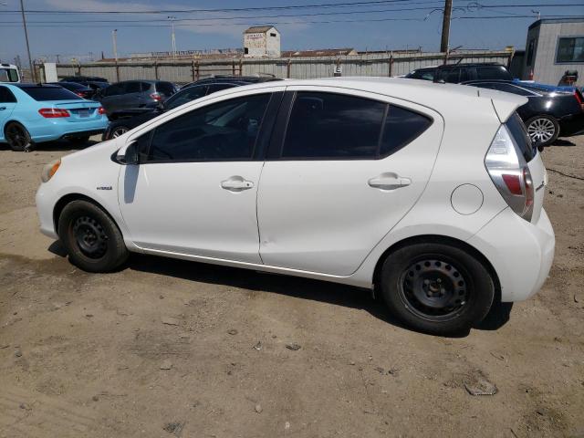 JTDKDTB35D1046929 - 2013 TOYOTA PRIUS C WHITE photo 2