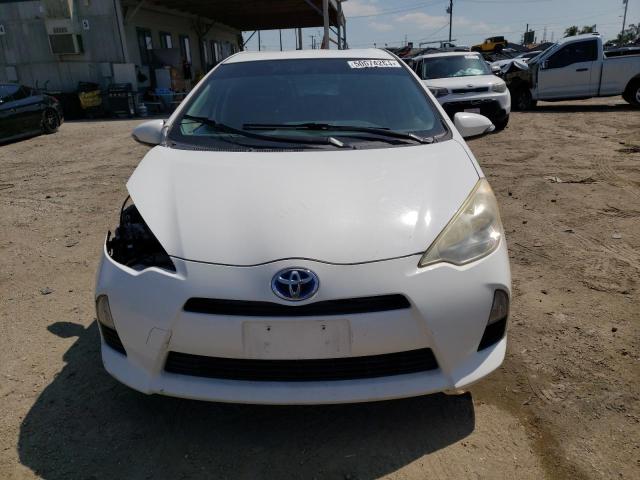 JTDKDTB35D1046929 - 2013 TOYOTA PRIUS C WHITE photo 5