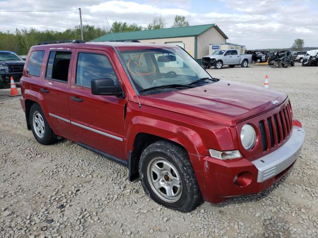 1J8FF48W38D775334 - 2008 JEEP PATRIOT LIMITED RED photo 4