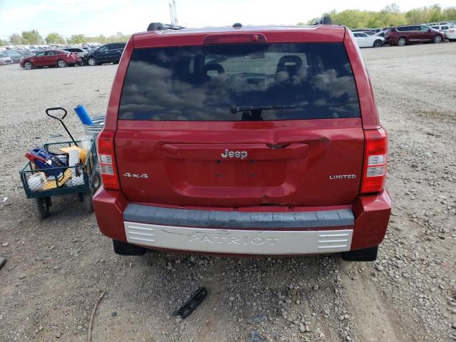 1J8FF48W38D775334 - 2008 JEEP PATRIOT LIMITED RED photo 6