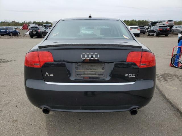 WAUDF78E48A054087 - 2008 AUDI A4 2.0T QUATTRO BLACK photo 6