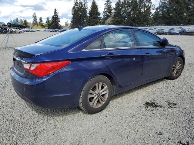 5NPEB4AC7BH051453 - 2011 HYUNDAI SONATA GLS BLUE photo 3