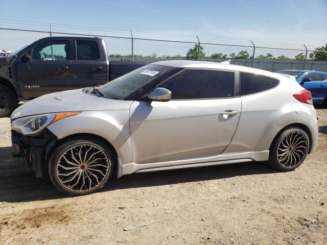 KMHTC6AE4FU244491 - 2015 HYUNDAI VELOSTER TURBO SILVER photo 1