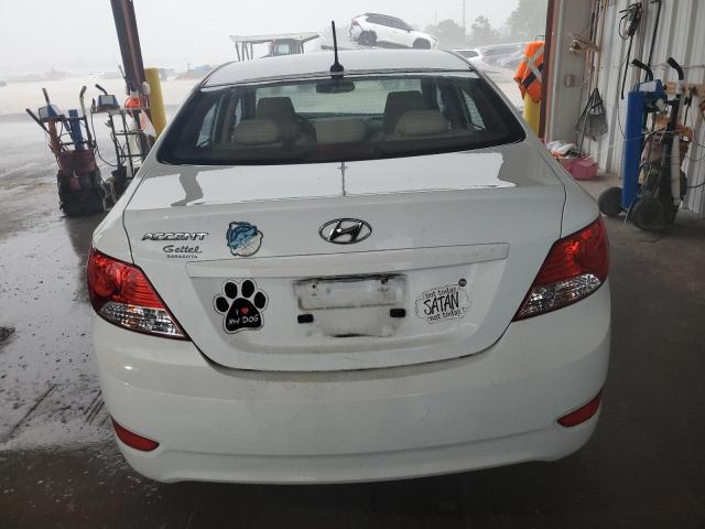 KMHCU4AE7CU099511 - 2012 HYUNDAI ACCENT GLS WHITE photo 6