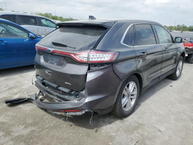 2FMPK3J88HBC26520 - 2017 FORD EDGE SEL GRAY photo 3