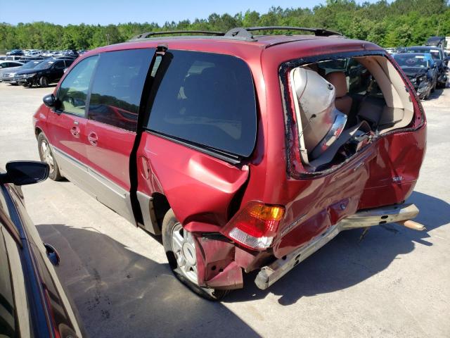 2FMZA53463BA06285 - 2003 FORD WINDSTAR SEL BURGUNDY photo 2