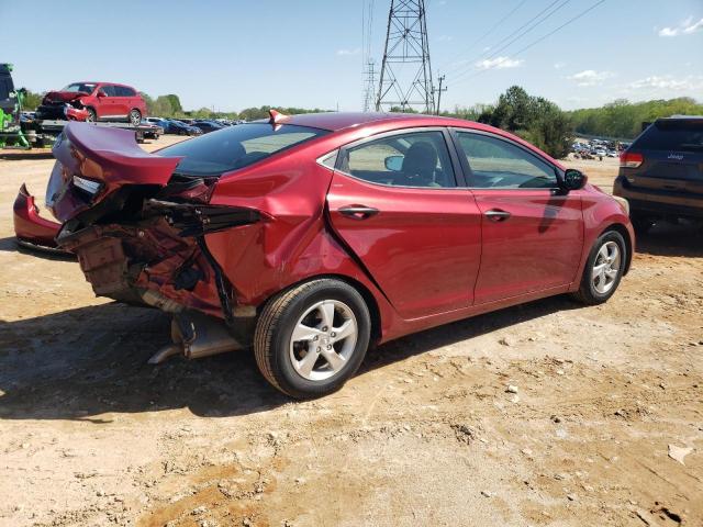 5NPDH4AE0EH542544 - 2014 HYUNDAI ELANTRA SE RED photo 3