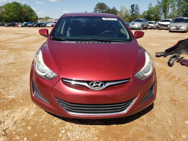 5NPDH4AE0EH542544 - 2014 HYUNDAI ELANTRA SE RED photo 5