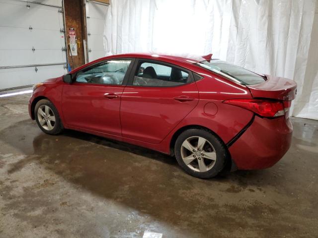 KMHDH4AE4DU944342 - 2013 HYUNDAI ELANTRA GLS RED photo 2