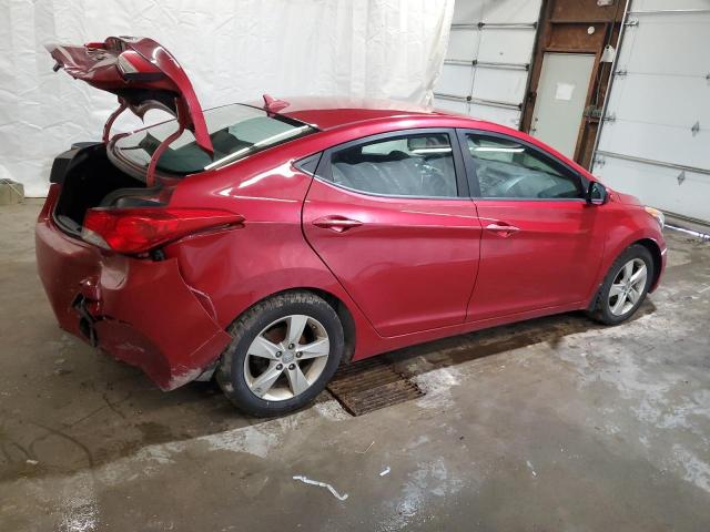 KMHDH4AE4DU944342 - 2013 HYUNDAI ELANTRA GLS RED photo 3