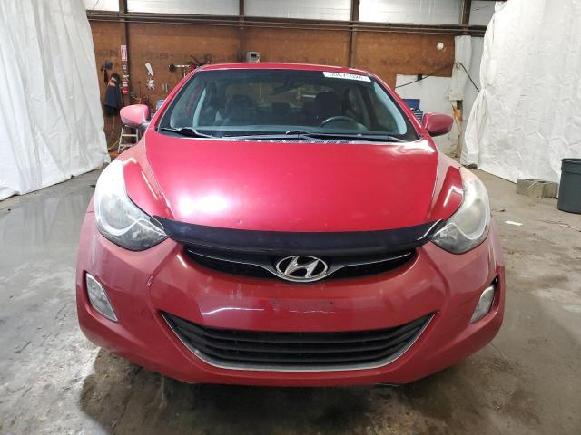 KMHDH4AE4DU944342 - 2013 HYUNDAI ELANTRA GLS RED photo 5