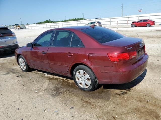 5NPET46C29H559636 - 2009 HYUNDAI SONATA GLS BURGUNDY photo 2