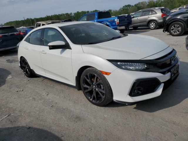 SHHFK7H99JU232517 - 2018 HONDA CIVIC SPORT TOURING WHITE photo 4