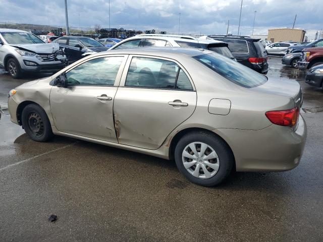 2T1BU40E29C151814 - 2009 TOYOTA COROLLA BASE BEIGE photo 2