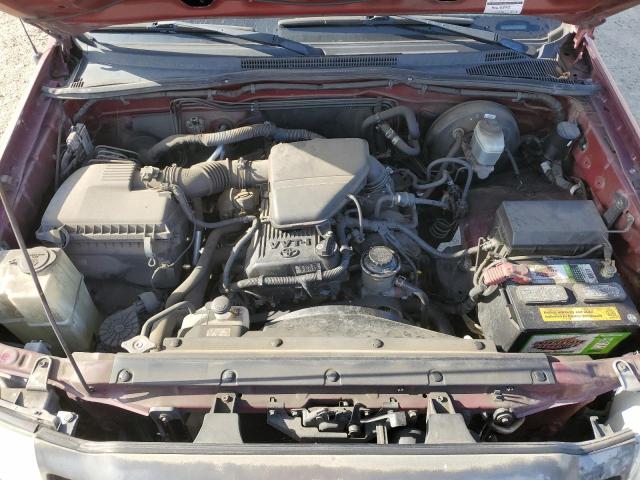 5TETX22N76Z238580 - 2006 TOYOTA TACOMA ACCESS CAB წითელი ფოტო 11