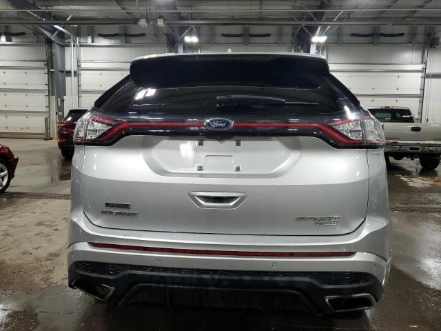 2FMPK4AP0HBC68497 - 2017 FORD EDGE SPORT SILVER photo 6