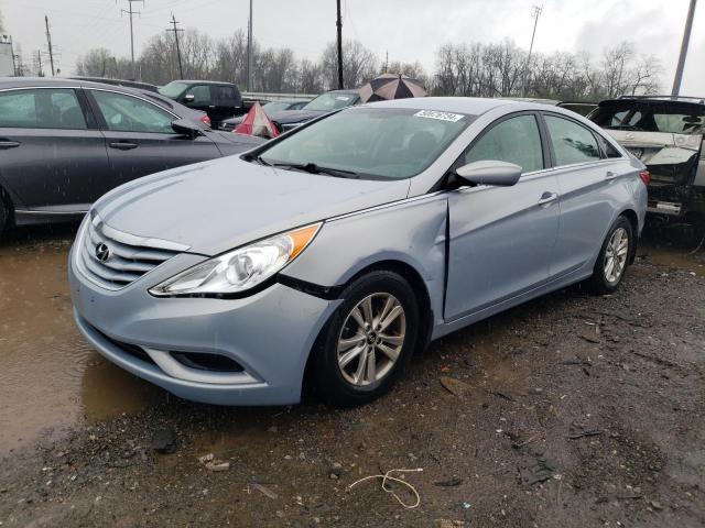 5NPEB4AC1CH377900 - 2012 HYUNDAI SONATA GLS BLUE photo 1