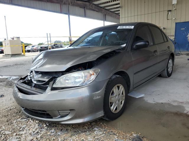 2HGES16355H602646 - 2005 HONDA CIVIC DX VP Boz foto 1
