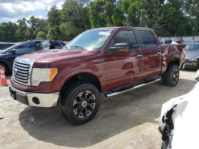 1FTEW1C88AFB23829 - 2010 FORD F150 SUPERCREW BURGUNDY photo 1