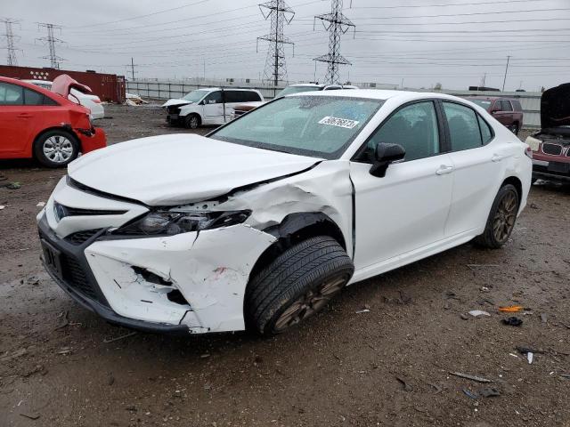 4T1T31AK3PU046821 - 2023 TOYOTA CAMRY SE NIGHT SHADE WHITE photo 1