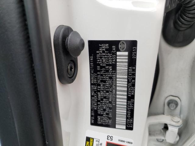 4T1T31AK3PU046821 - 2023 TOYOTA CAMRY SE NIGHT SHADE WHITE photo 12