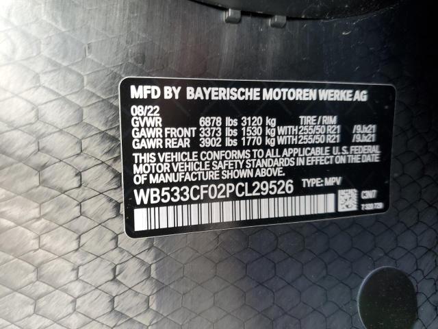 WB533CF02PCL29526 - 2023 BMW IX M60 BLUE photo 13