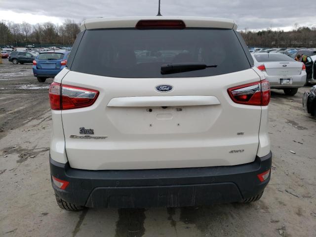 MAJ6P1UL2JC231228 - 2018 FORD ECOSPORT SE WHITE photo 6