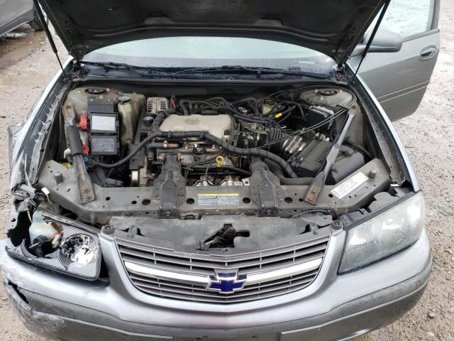 2G1WF52E549413695 - 2004 CHEVROLET IMPALA GRAY photo 11