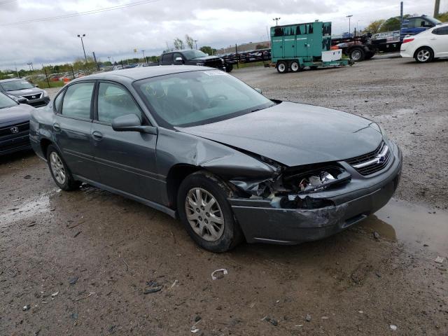 2G1WF52E549413695 - 2004 CHEVROLET IMPALA GRAY photo 4