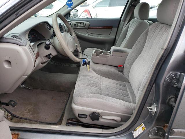 2G1WF52E549413695 - 2004 CHEVROLET IMPALA GRAY photo 7