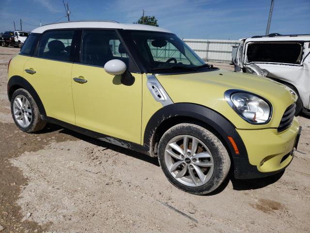 WMWZB3C58CWM29976 - 2012 MINI COOPER COUNTRYMAN YELLOW photo 4