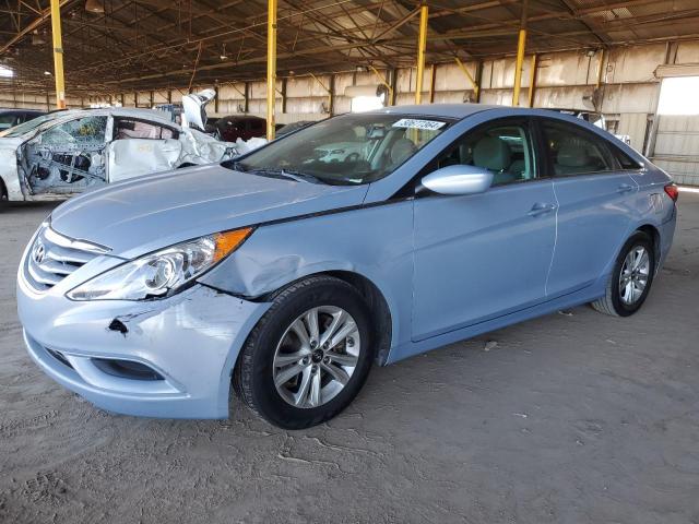 5NPEB4AC1CH438940 - 2012 HYUNDAI SONATA GLS BLUE photo 1