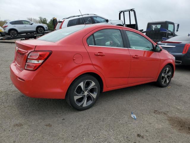 1G1JF5SB2H4106915 - 2017 CHEVROLET SONIC PREMIER RED photo 3