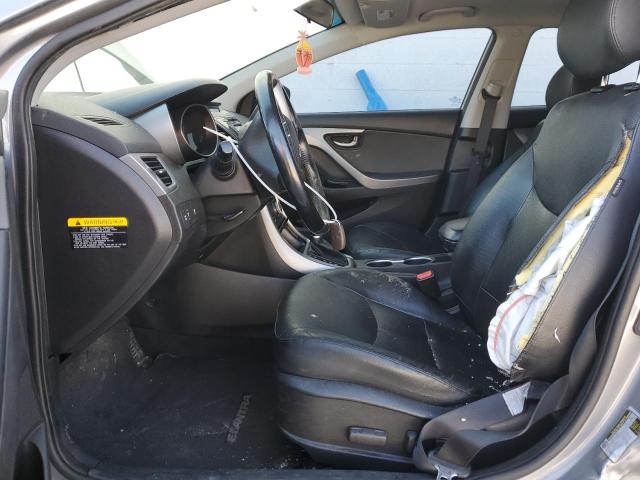 KMHDH4AH9EU079167 - 2014 HYUNDAI ELANTRA SE GRAY photo 7