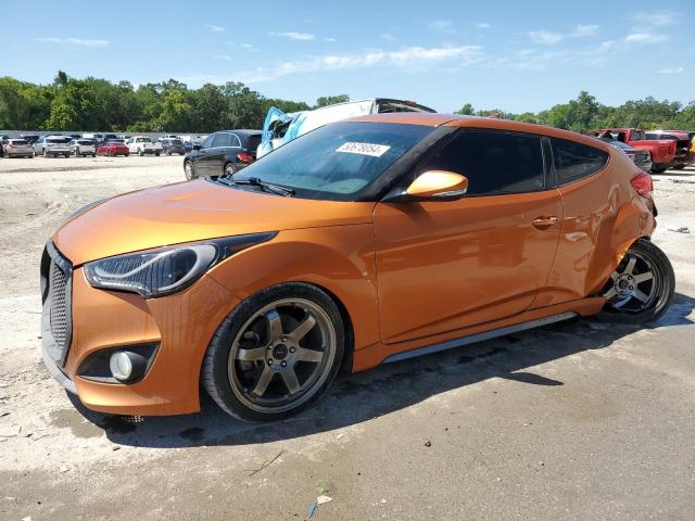 KMHTC6AE1GU289616 - 2016 HYUNDAI VELOSTER TURBO ORANGE photo 1