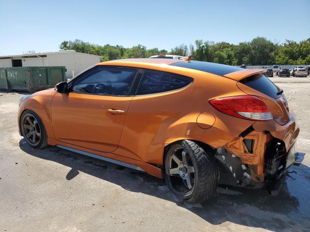 KMHTC6AE1GU289616 - 2016 HYUNDAI VELOSTER TURBO ORANGE photo 2