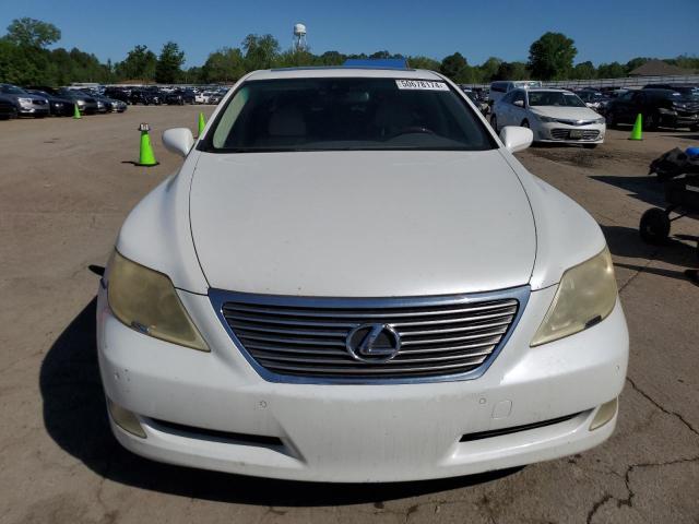 JTHGL46F275014941 - 2007 LEXUS LS 460L WHITE photo 5