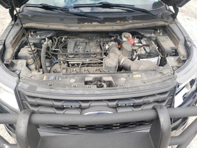 1FM5K8AR5JGA46259 - 2018 FORD EXPLORER POLICE INTERCEPTOR BLACK photo 12