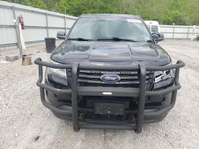 1FM5K8AR5JGA46259 - 2018 FORD EXPLORER POLICE INTERCEPTOR BLACK photo 5