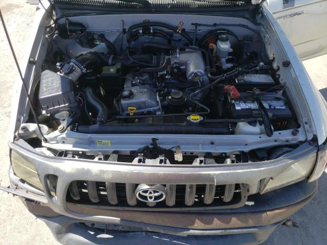 5TENL42N72Z125254 - 2002 TOYOTA TACOMA SILVER photo 11