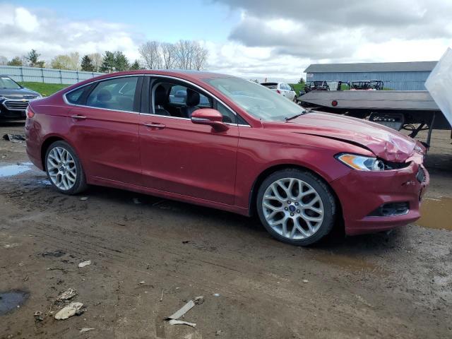 3FA6P0D97DR314030 - 2013 FORD FUSION TITANIUM RED photo 4